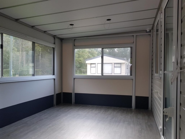 Vastplafond met voorbereiding inbouwspots