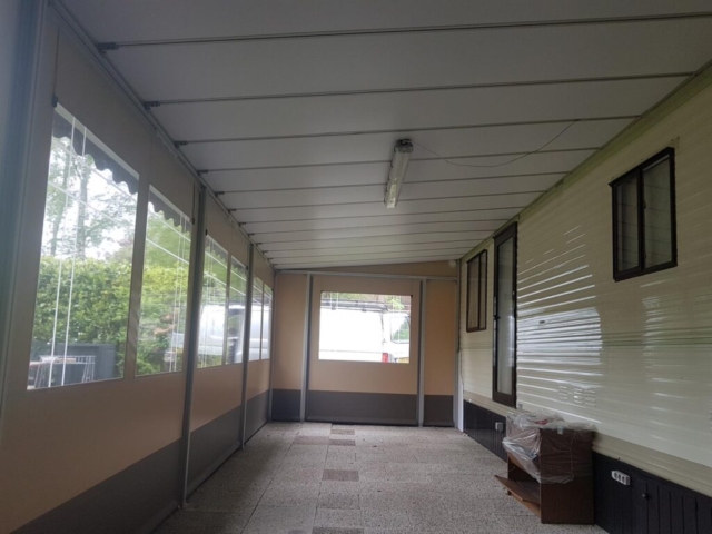 Vastplafond in voortent